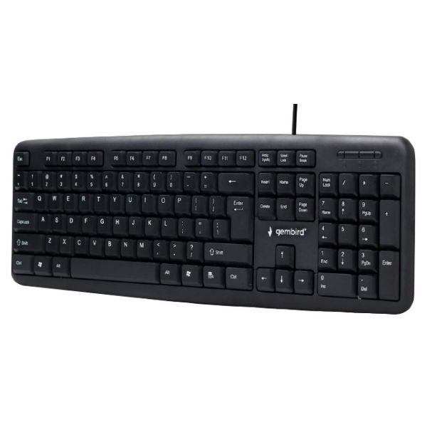 Teclado Gembird USB PT - KB-U-103-PT