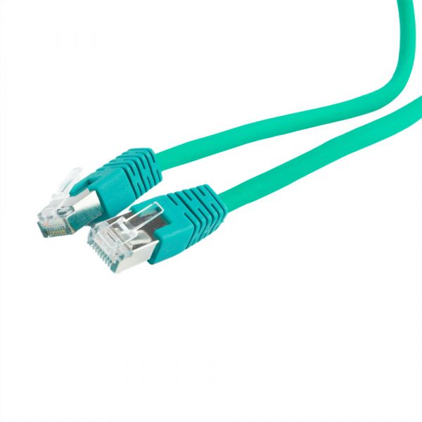 Gembird Cabo de Rede PP6A-LSZHCU-G-1M Cat6a S/FTP 1m LSZH Verde