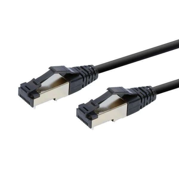 Gembird Cabo de Rede PP8-LSZHCU-BK-3M Cat8 S/FTP 3m LSZH Preto