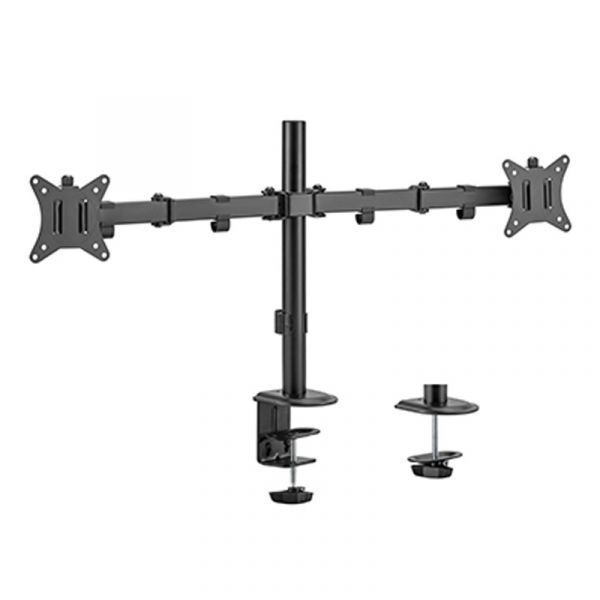 Gembird Suporte de MA-D2-01 2 Display Arm Articulado 17"-32"