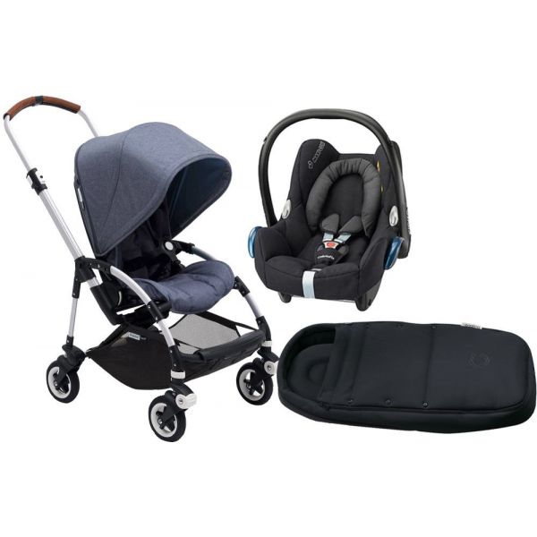 Bugaboo Bee Saco Ninho Leve Preto 582313ZW01