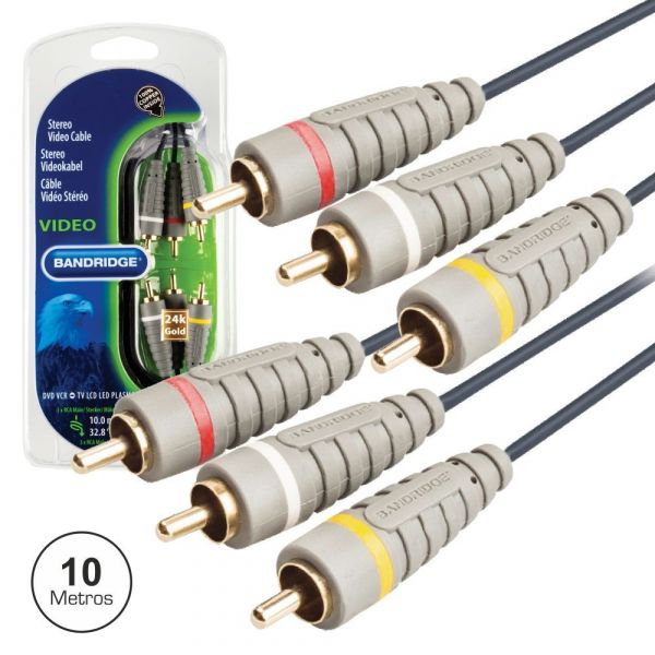 Cabo 3rca Macho / 3rca Macho 10m Bandridge