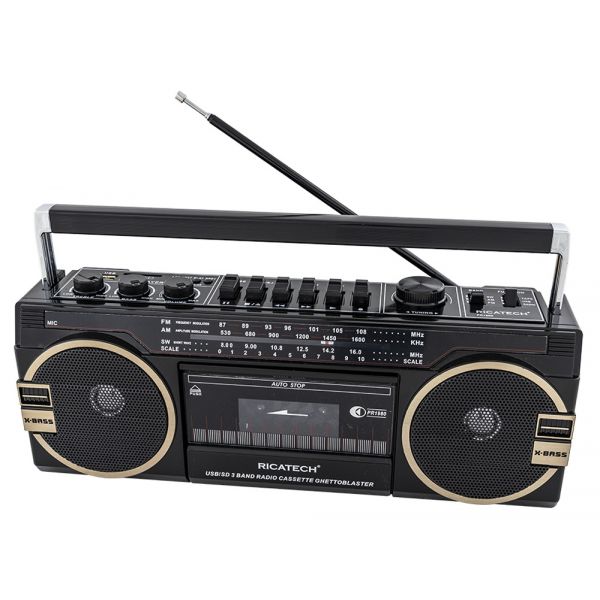 Ricatech Rádio Gravador PR1980 Ghettoblaster