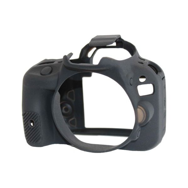 easyCover Capa Protectora de Silicone para Canon 100D Black