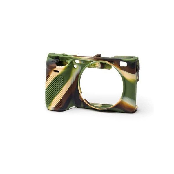 easyCover Capa Protectora de Silicone para Sony Alpha A6500 Camouflage