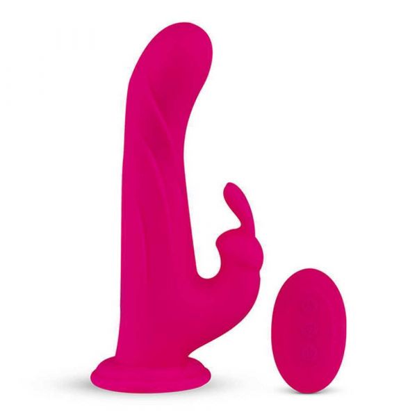 Feelztoys Vibrador Coelho Whirl-pulse & Remote Control Fúcsia