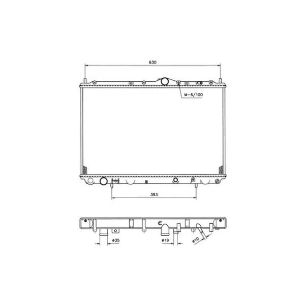 NRF - 509517 - Radiador, arrefecimento do motor - 8718042046468