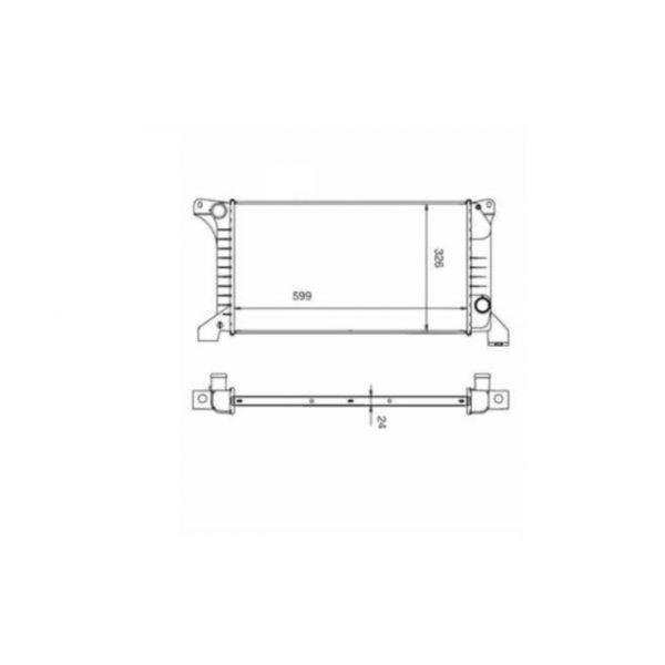 NRF - 516212 - Radiador, arrefecimento do motor - 8718042047397