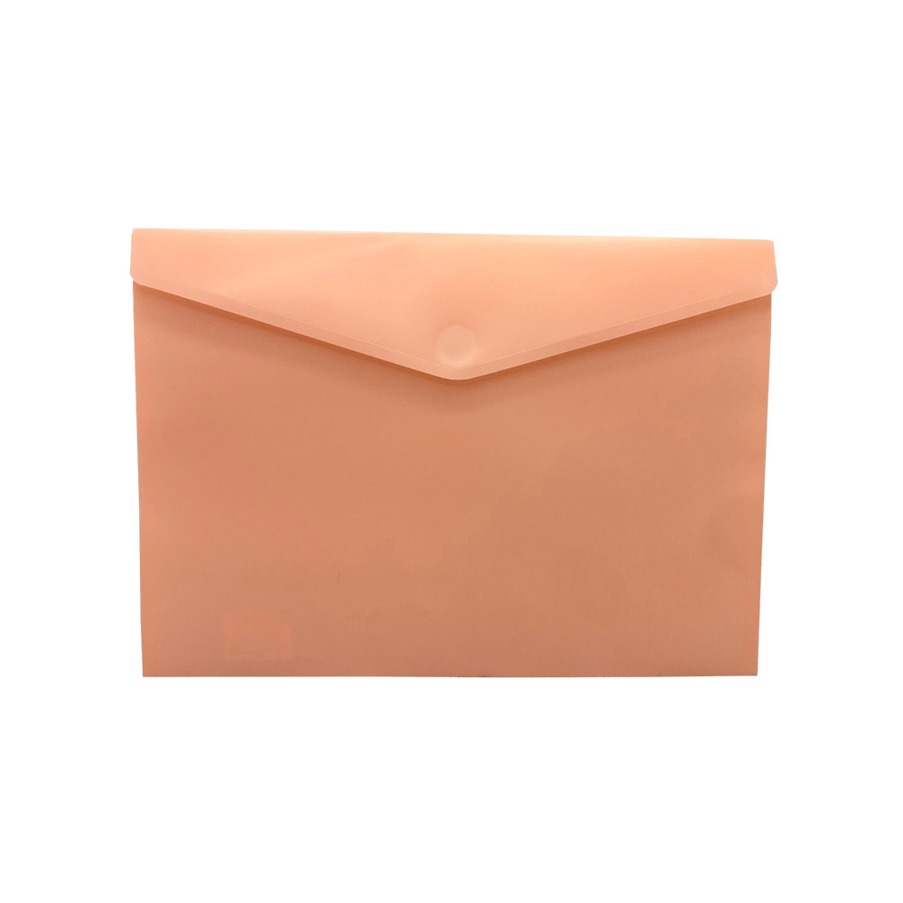 Bolsa Envelope A4 Fecho Velcro Mate Salm o Pastel 1un