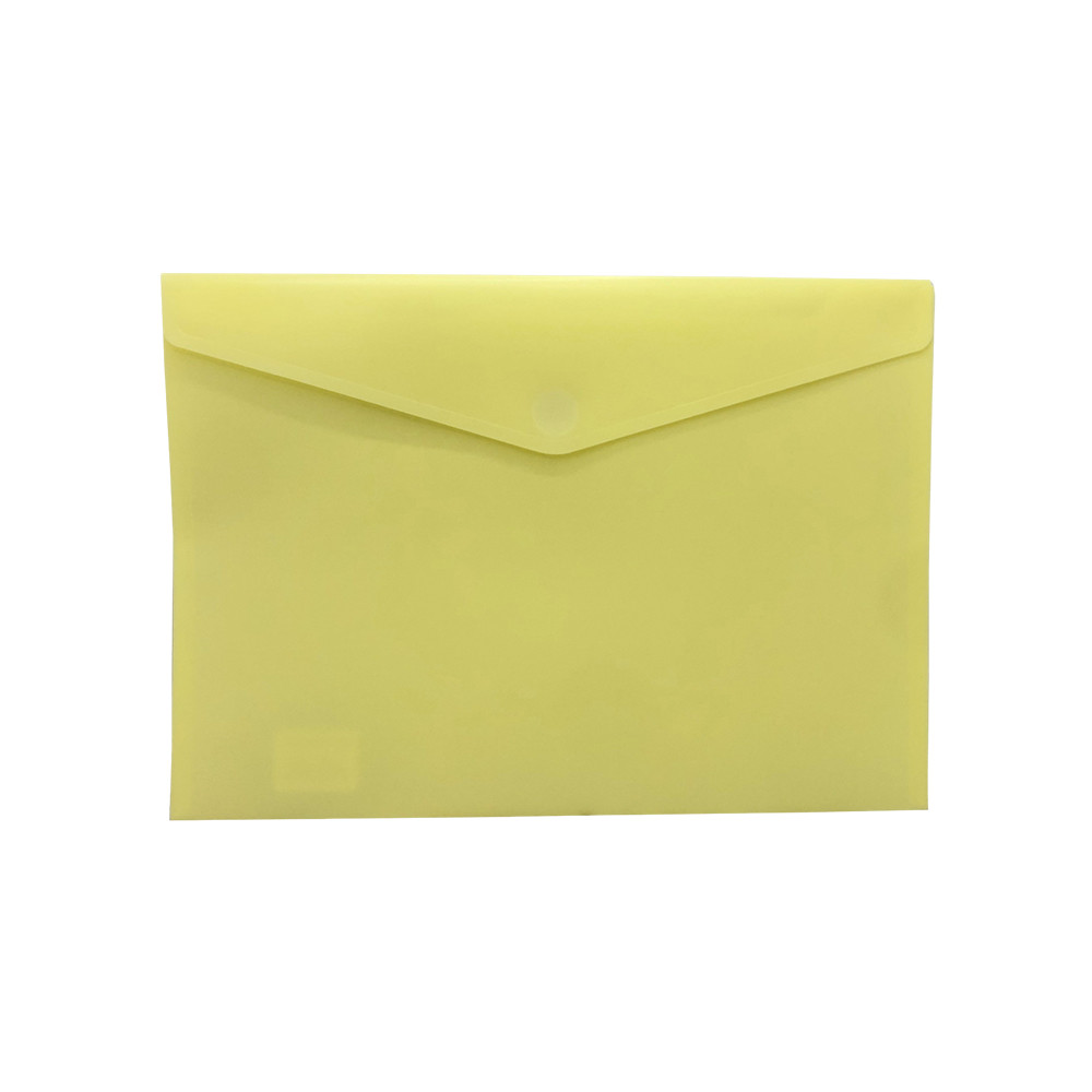 Bolsa Envelope A4 Fecho Velcro Mate Baunilha Pastel 1un