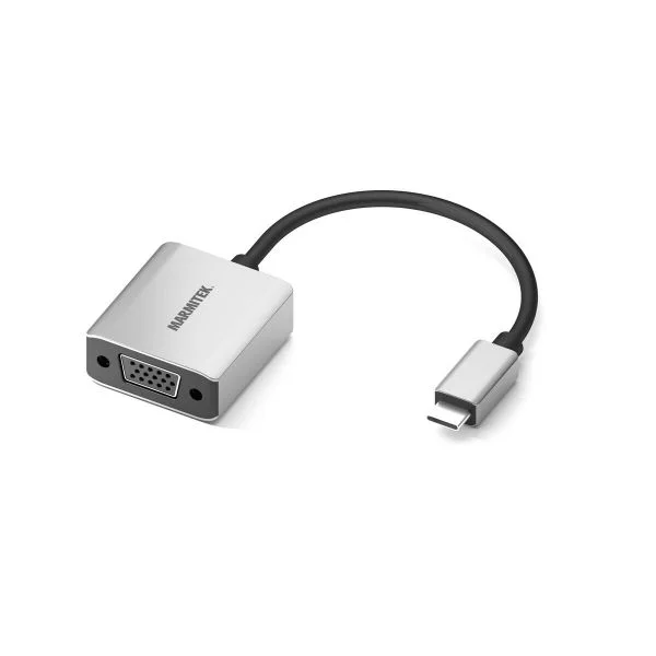 Marmitek Connect USB-C para VGA 1080p 0.15m Prata