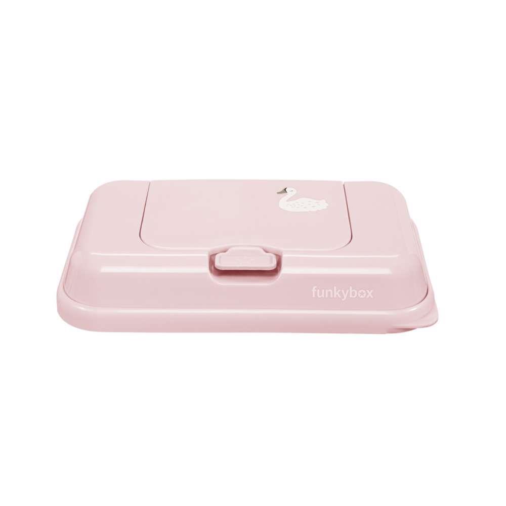 Funkybox To Go Caixa Toalhitas Rosa Cisne Brilho