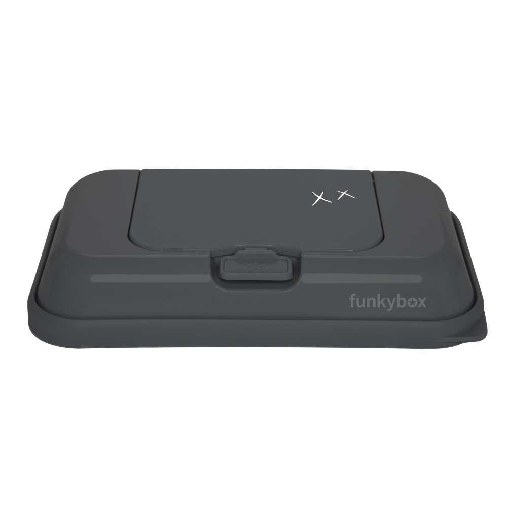 Funkybox To Go Caixa Toalhitas Cinza Escuro Wonderful Brilho