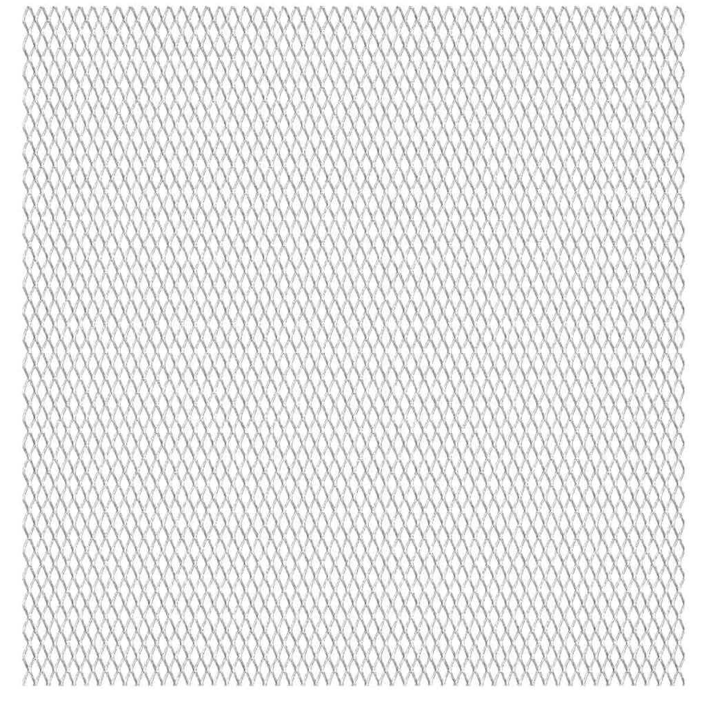 vidaXL Cerca de arame p/ jardim aço inoxidável 100x85 cm 45x20x4 mm