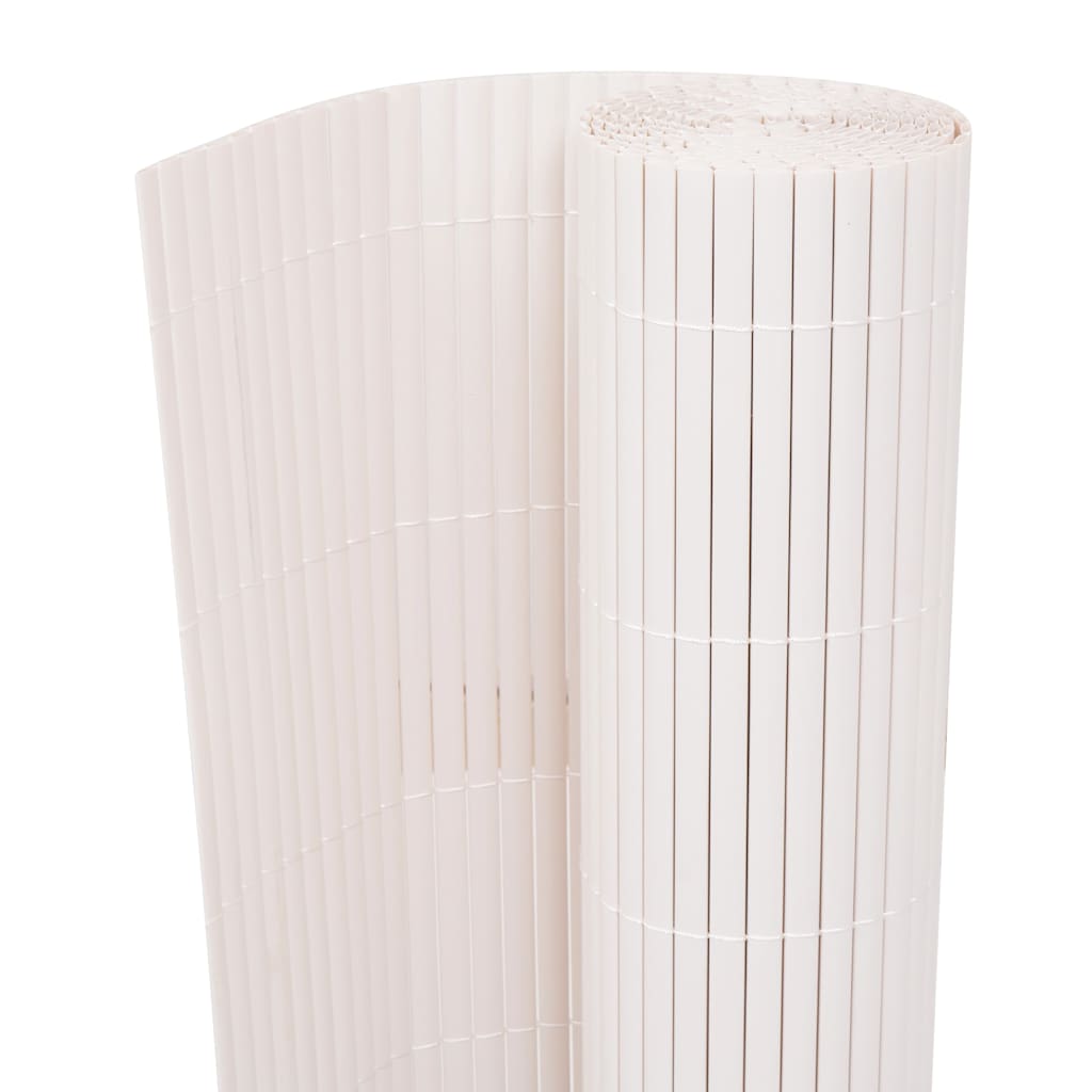vidaXL Cerca para Jardim Branco 150 x 500 cm PVC