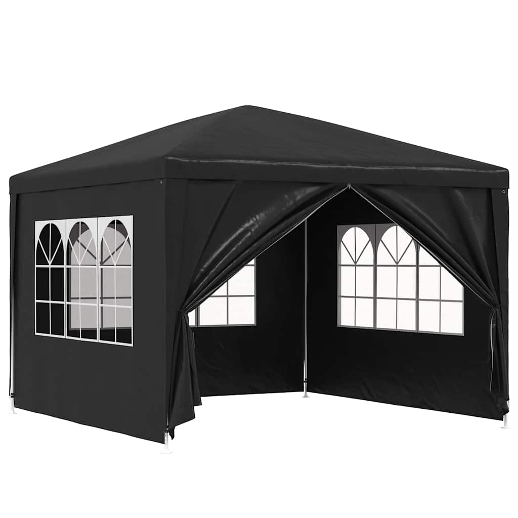 vidaXL Tenda para festas 3x3 m antracite