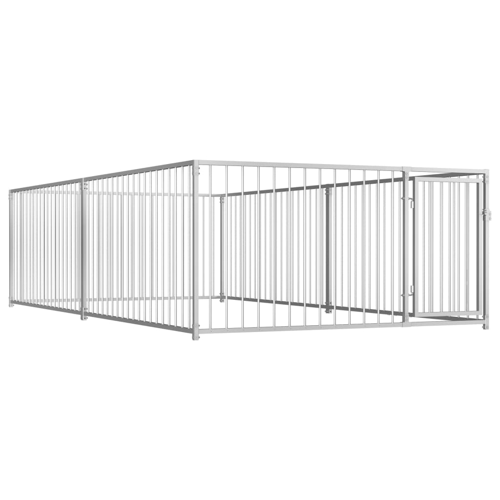 vidaXL Canil de exterior 200x400x100 cm