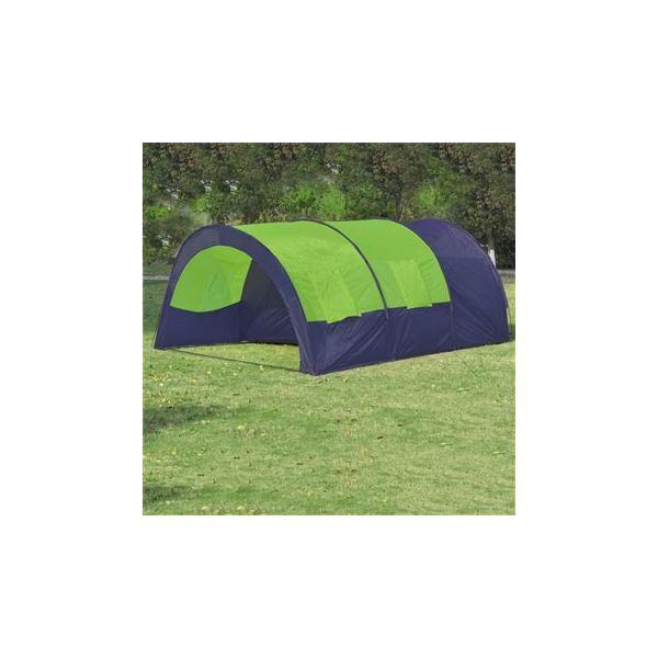 Tenda de Campismo 6 Pessoas Azul / Verde - 90415