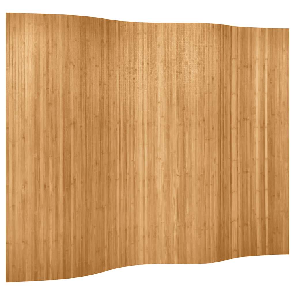 vidaXL Biombo/divisória de sala largura 250 cm altura 165 cm bambu natural