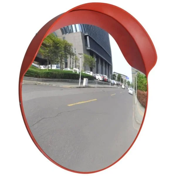 Convex Espelho de Trânsito para Exterior 60 cm Policarbonato Laranja