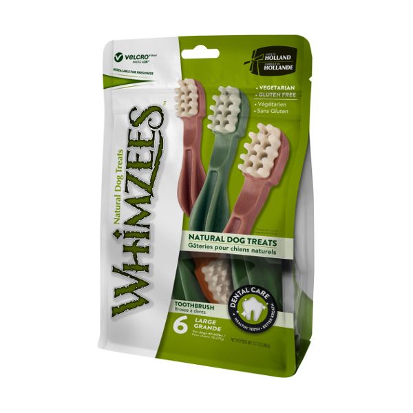 Whimzees Snack Dog Grandes Escova Dentes 360g