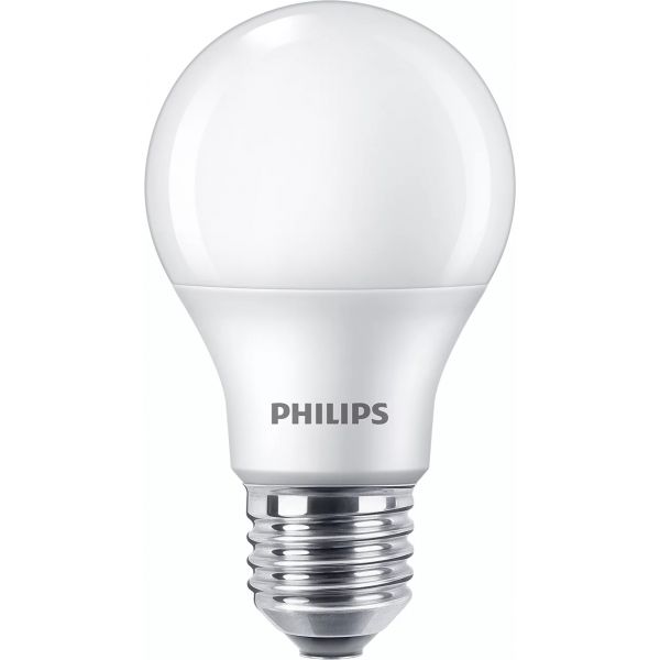 Philips Lâmpada LED E27 4x Set 60W 4000K / 8W