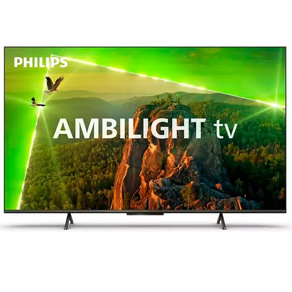 TV Philips LED TV 65" UHD Smart TV 4K HDR10+ 4GB Ambilight 65PUS8118
