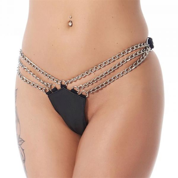 Bondage Play Rimba Braguita com Cadenas Tamanho :m/l R7109.5