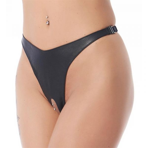 Bondage Play Braguita Abierta Color Negro R7114