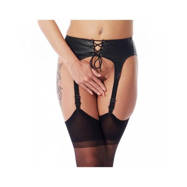 Bondage Play Liguero de Cuero Ajustable Tamanho :m R7196.2