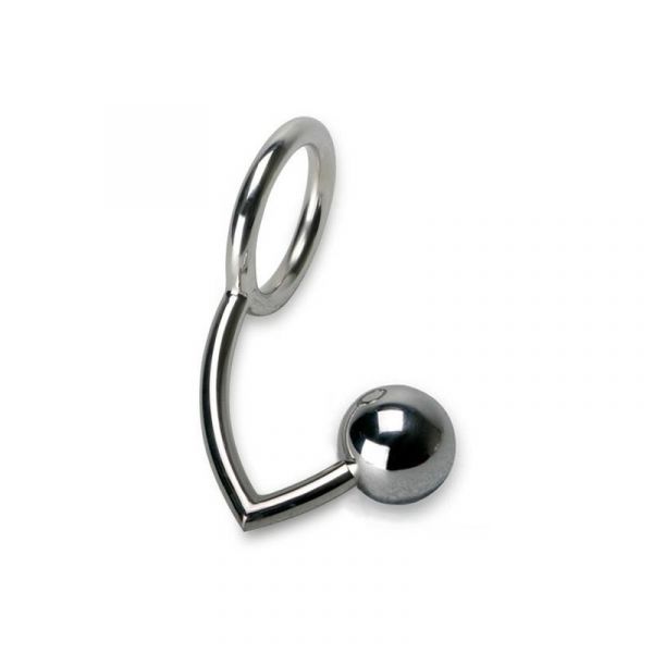 Bondage Play Anel para Testículos com Bola Anal Tamanho :l R7369.3