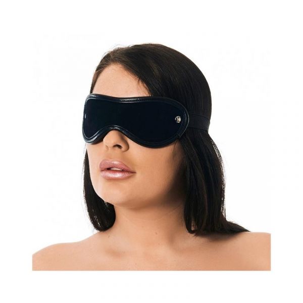 Bondage Play Antifaz Cuero Negro R7950