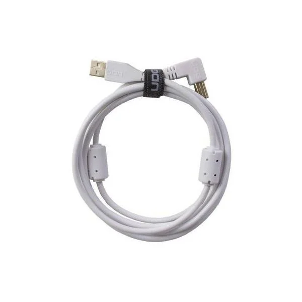 UDG Ultimate Audio Cabo USB 2.0 A-B White Angled 1m