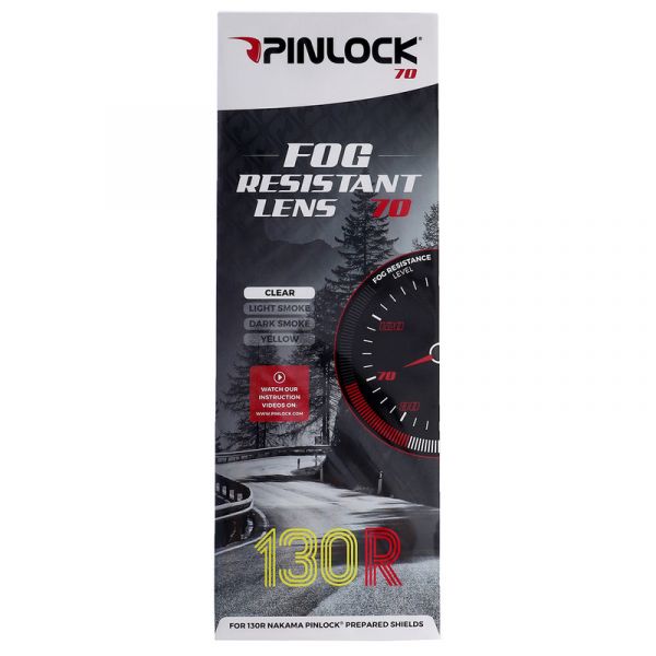 130R Acessório Visor para Capacete Pinlock Nakama Clear Unica