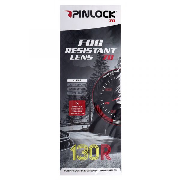 130R Acessório Visor para Capacete Pinlock Izumi Clear Unica
