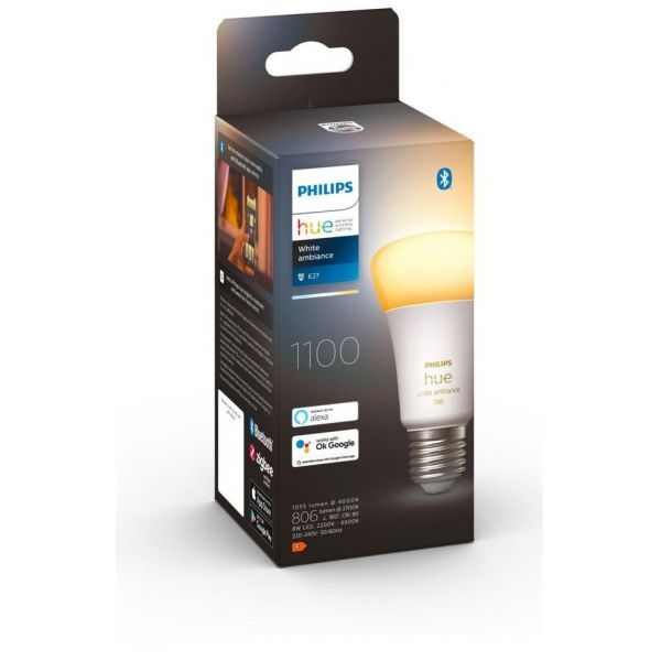 Philips Lâmpada led Inteligente E27 8W 1100Lm Hue - S7808915