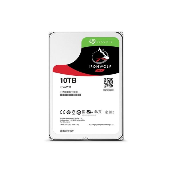 Seagate IronWolf 10TB 7200RPM 256MB SATA III - ST10000VN000