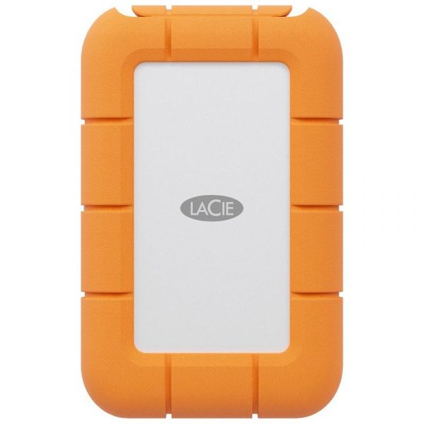 Disco Externo SSD Lacie Mini Rugged 1TB USB-C 3.2 Gen 2x2 Laranja