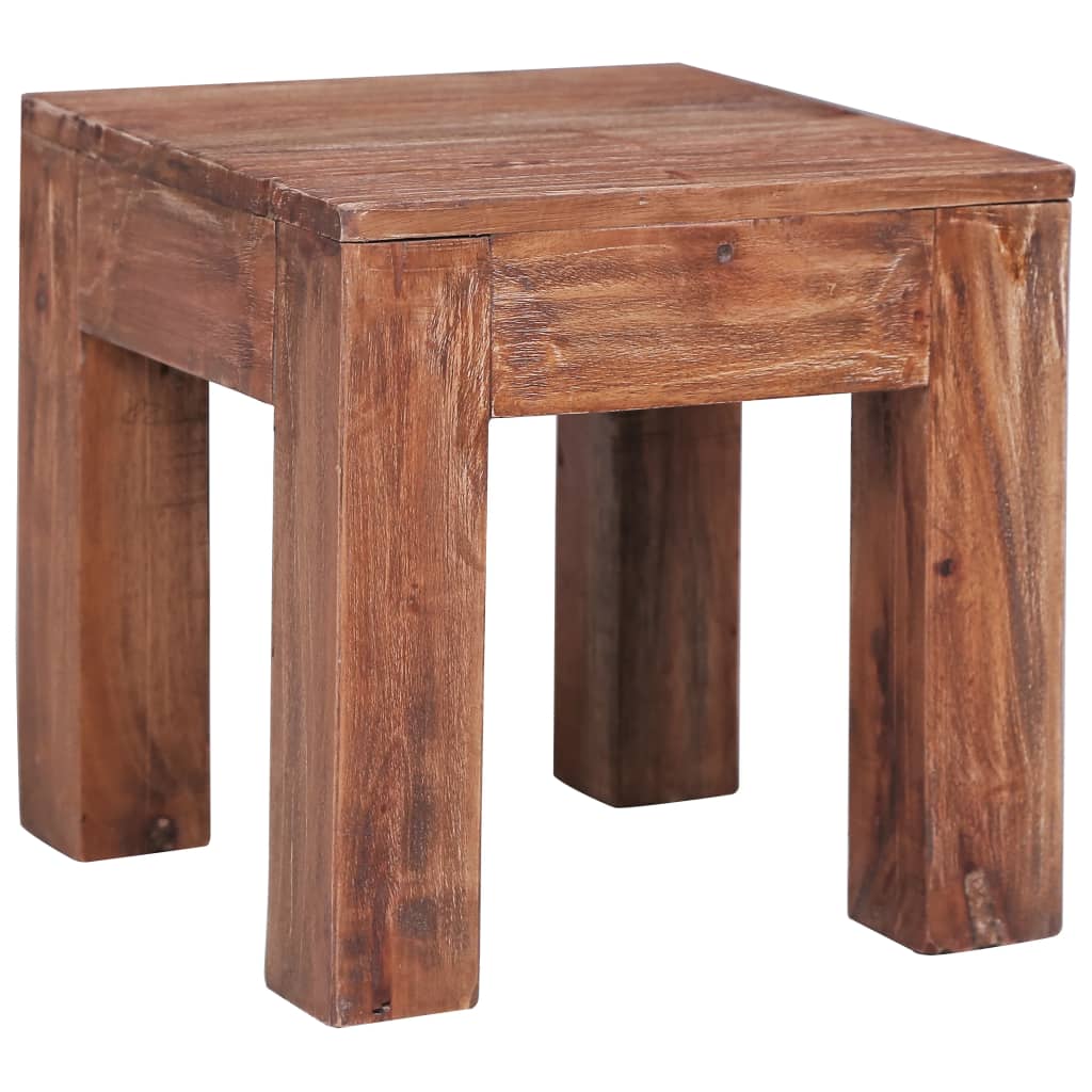 vidaXL Mesa de centro 30x30x30 cm madeira de mogno maciça