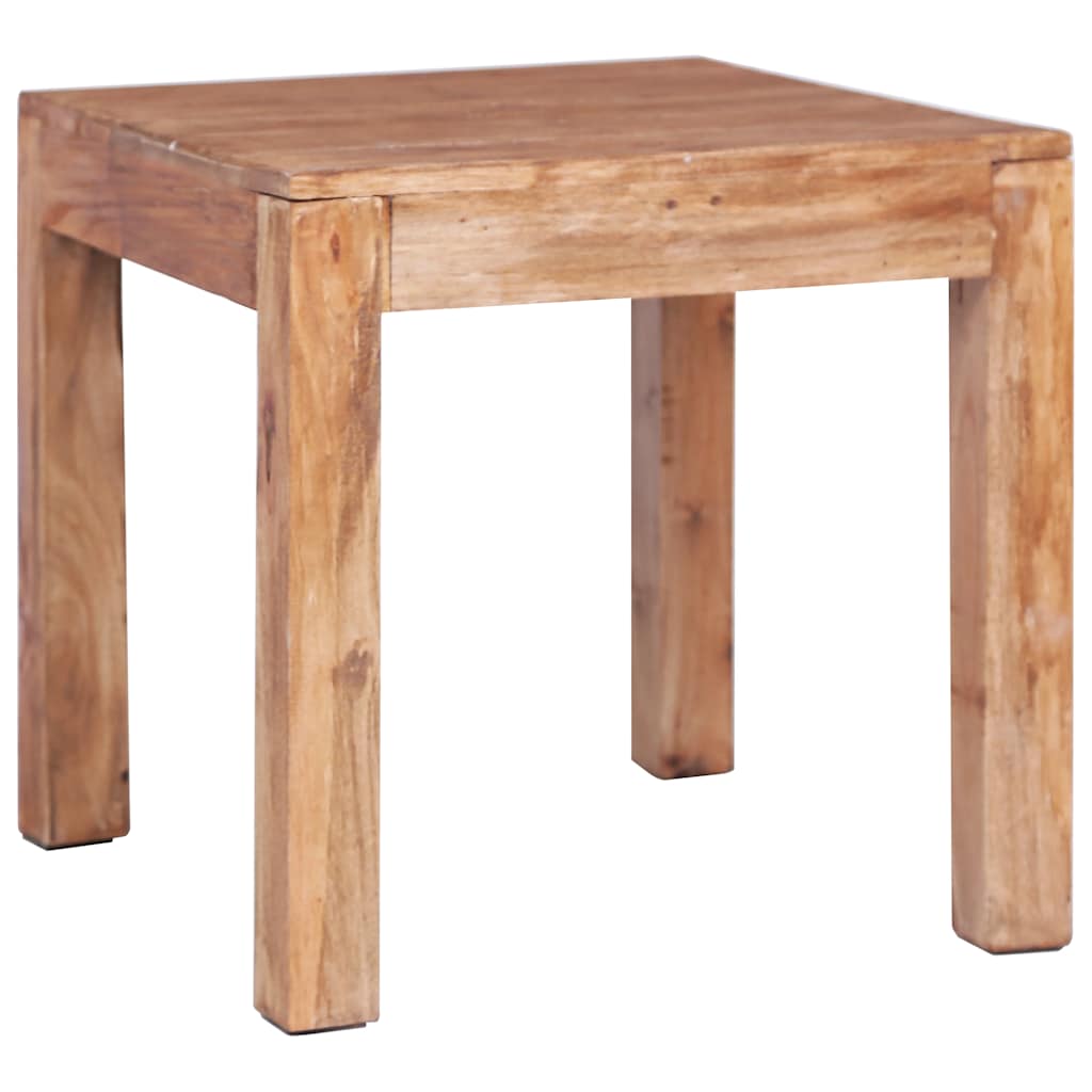 vidaXL Mesa de centro 53x50x50 cm madeira de mogno maciça