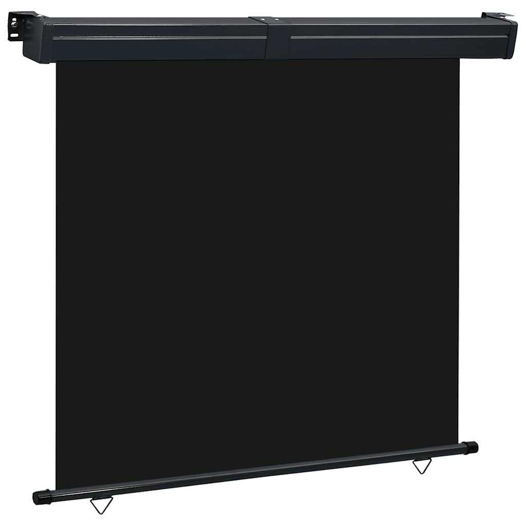 vidaXL Toldo lateral para varanda 165x250 cm preto