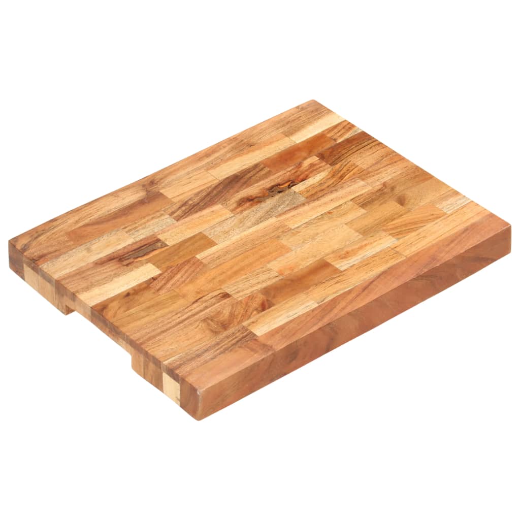 vidaXL Tábua de cortar 40x30x4 cm madeira de acácia maciça