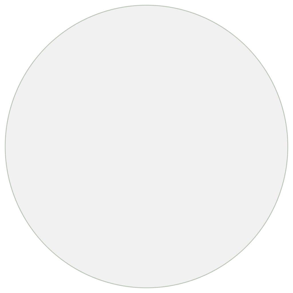vidaXL Protetor de mesa Ø 70 cm 1,6 mm PVC mate