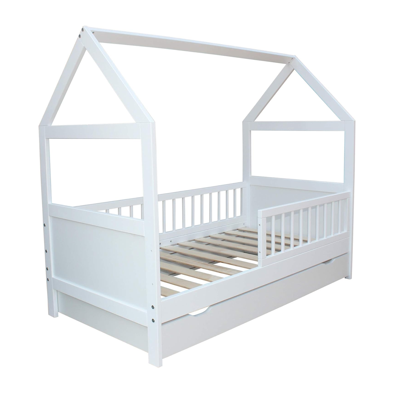 Cama infantil casinha 140x70 cm madeira maciça