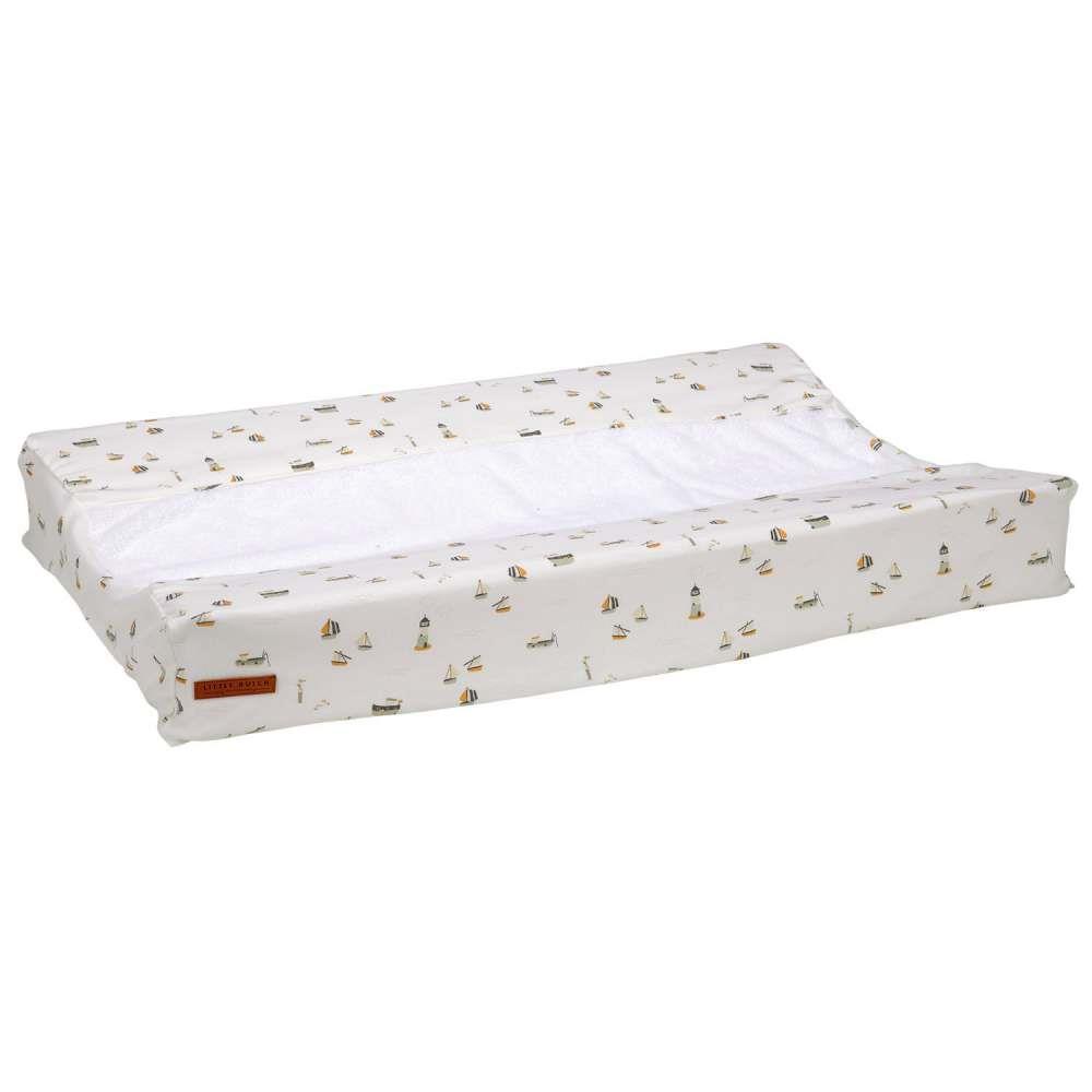 Capa para Muda Fraldas Sailors Bay White 45×72cm