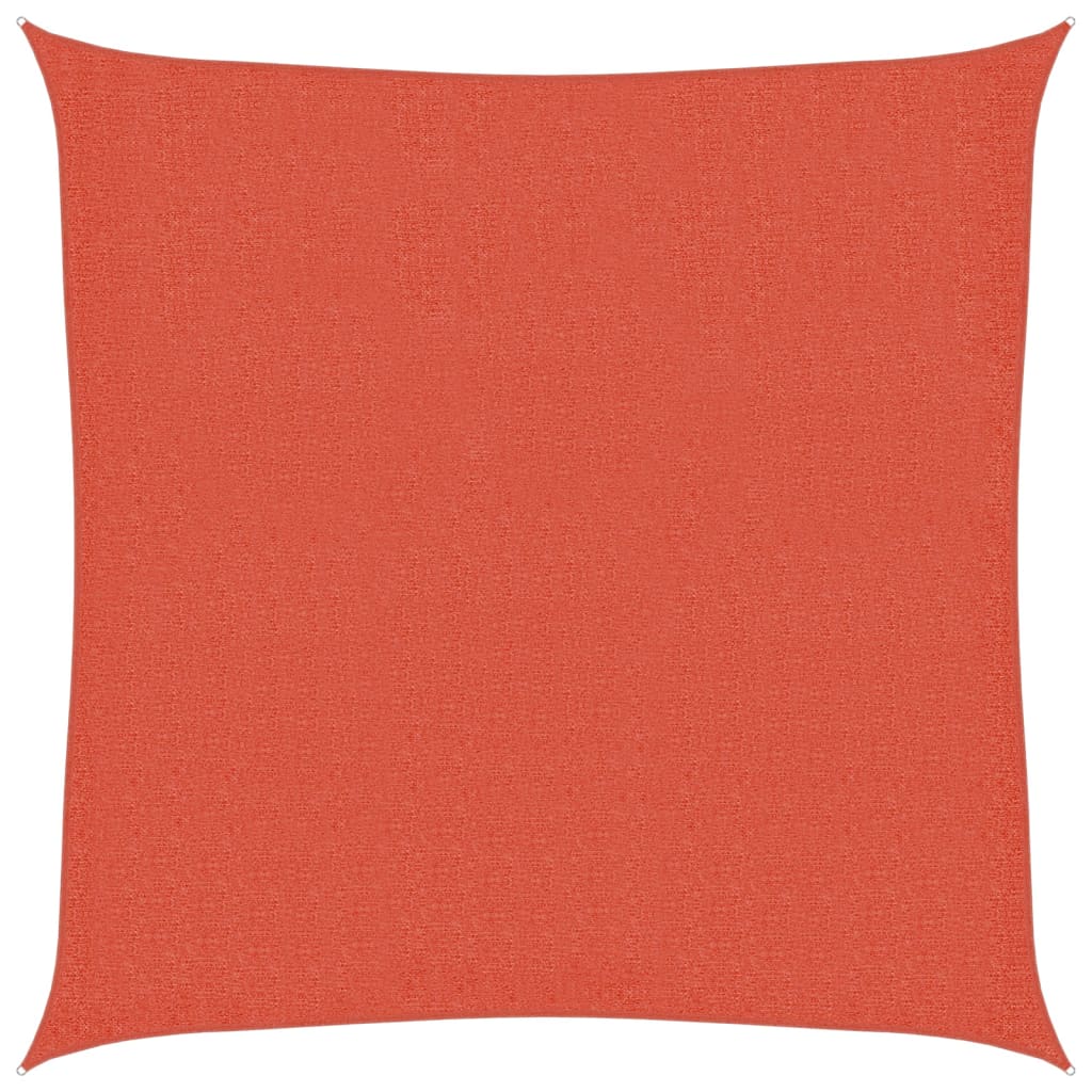 vidaXL Para-sol estilo vela 160 g/m² 2x2 m PEAD terracota