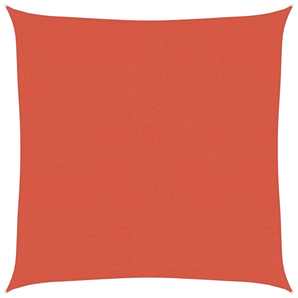 vidaXL Para-sol estilo vela 160 g/m² 4x4 m PEAD terracota