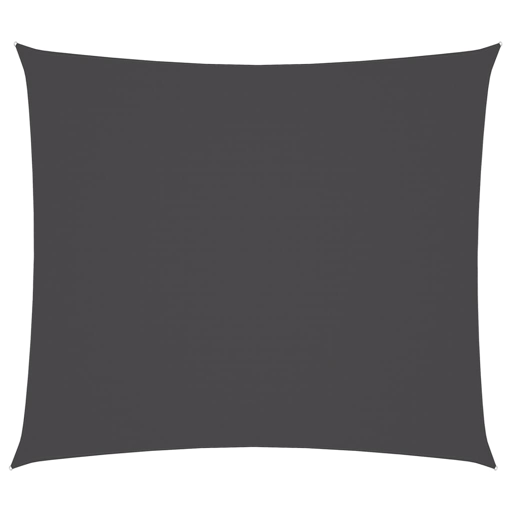 vidaXL Para-sol estilo vela tecido oxford retangular 2x2,5 m antracite