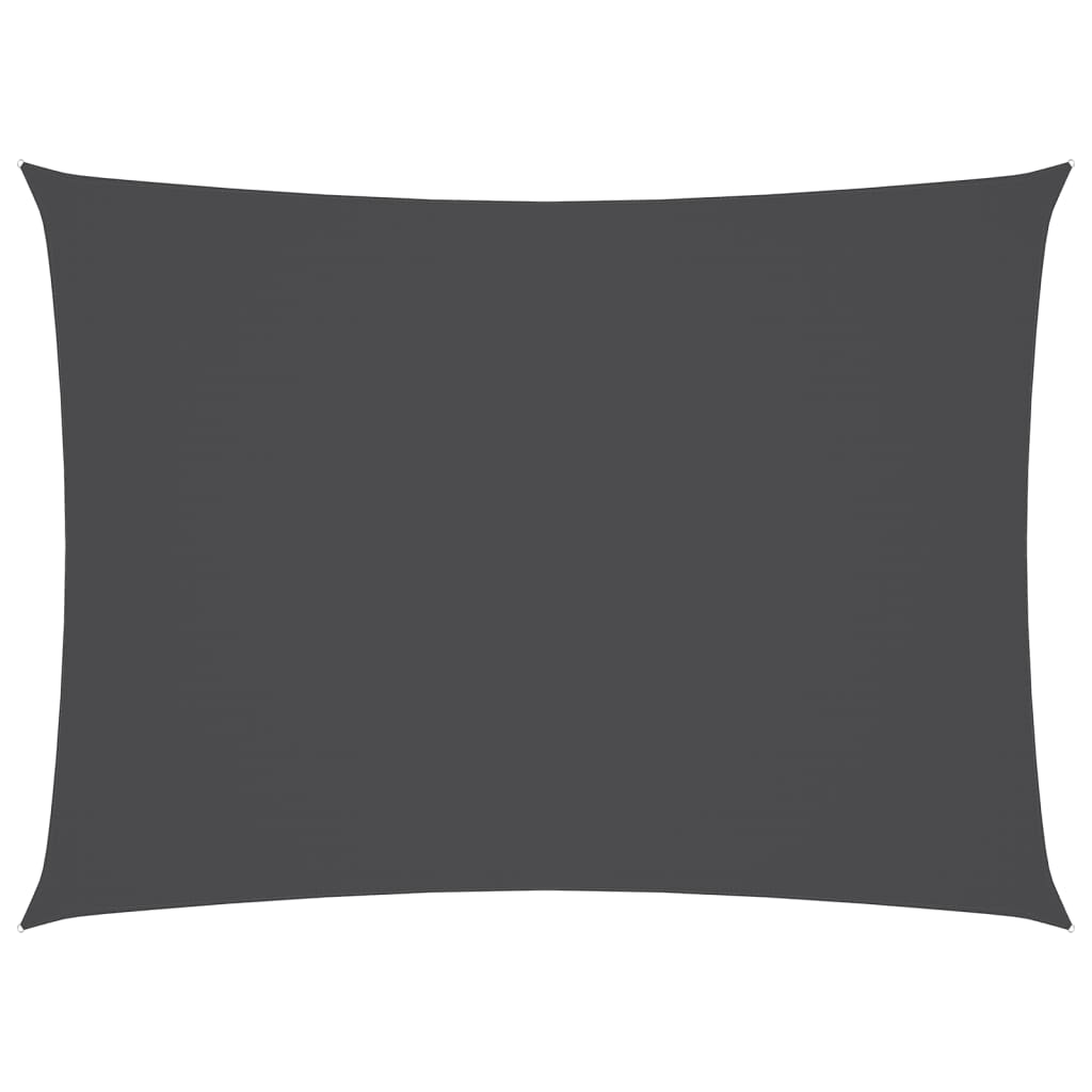 vidaXL Para-sol estilo vela tecido oxford retangular 2,5x4 m antracite