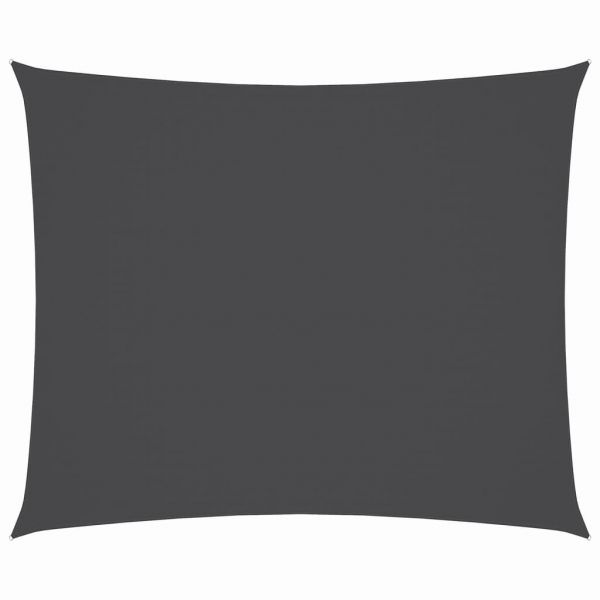vidaXL Para-sol Estilo Vela Tecido Oxford Retangular 3x4 M Antracite - 3877346106